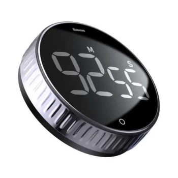 تایمر زنگ دار مغناطیسی باسئوس Baseus Heyo Rotation Countdown Timer ACDJS-01 | فروشگاه آریا