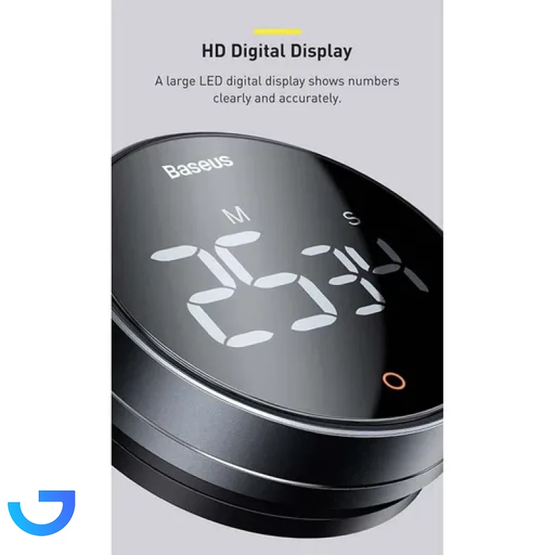 قیمت و خرید تایمر زنگ دار باسئوس Baseus Heyo Rotation Countdown Timer Pro FMDS000013 | فروشگاه آریا