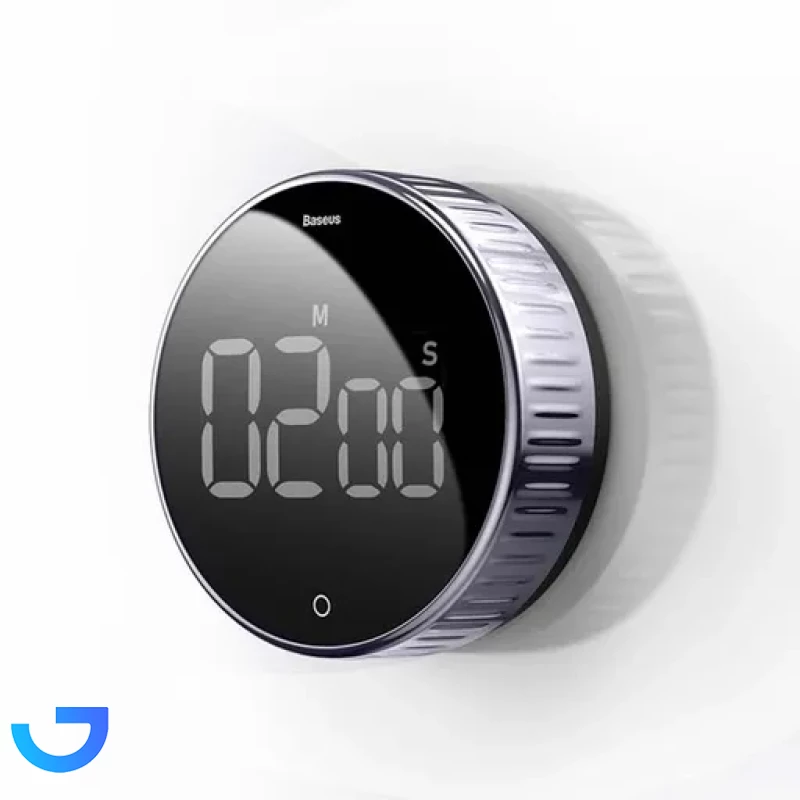 قیمت و خرید تایمر زنگ دار مغناطیسی باسئوس Baseus Heyo Rotation Countdown Timer ACDJS-01 | فروشگاه آریا