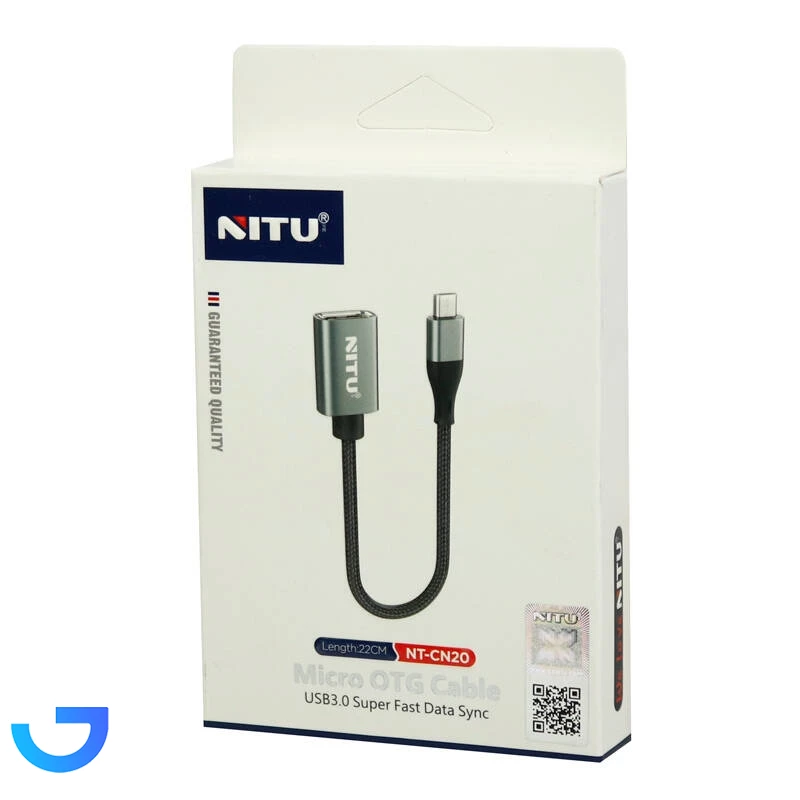 قیمت و خرید کابل OTG MicroUSB نیتو مدل NT-CN20 | فروشگاه آریا