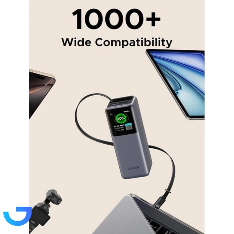 قیمت و خرید پاوربانک PD و فست شارژ یوگرین 20000mAh مدل Nexode PB726 165W | فروشگاه آریا