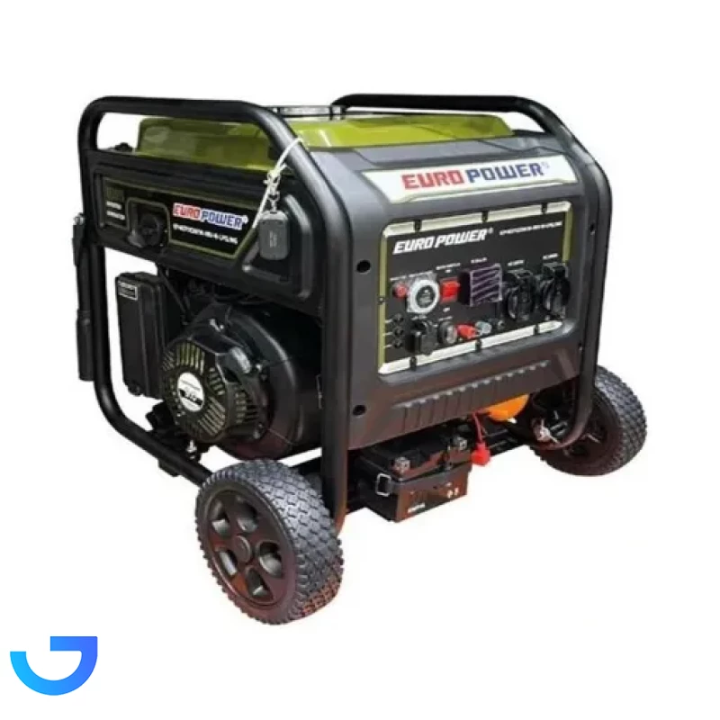 قیمت و خرید موتور برق سه گانه سوز یورو پاور مدل Euro Power EP4080DXEW-INV-R-LPG/NG توان ۸ کیلو ولت ‌آمپر | فروشگاه آریا