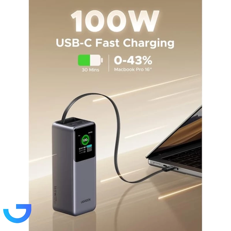 قیمت و خرید پاوربانک PD و فست شارژ یوگرین 20000mAh مدل Nexode PB726 165W | فروشگاه آریا