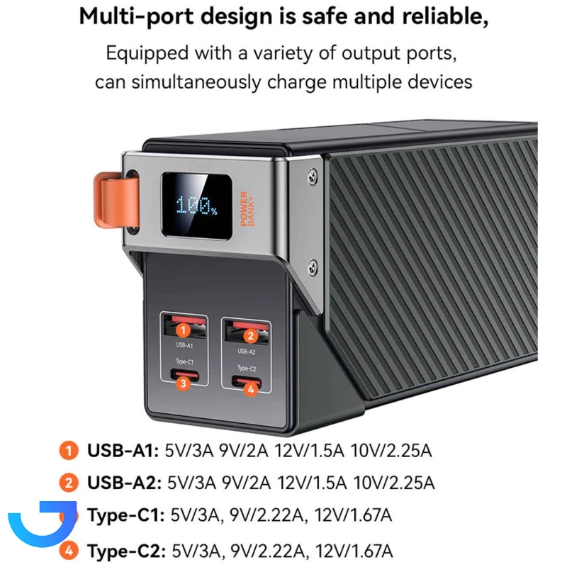 قیمت و خرید پاوربانک PD و فست شارژ یسیدو 30000mAh مدل YP62 22.5W | فروشگاه آریا