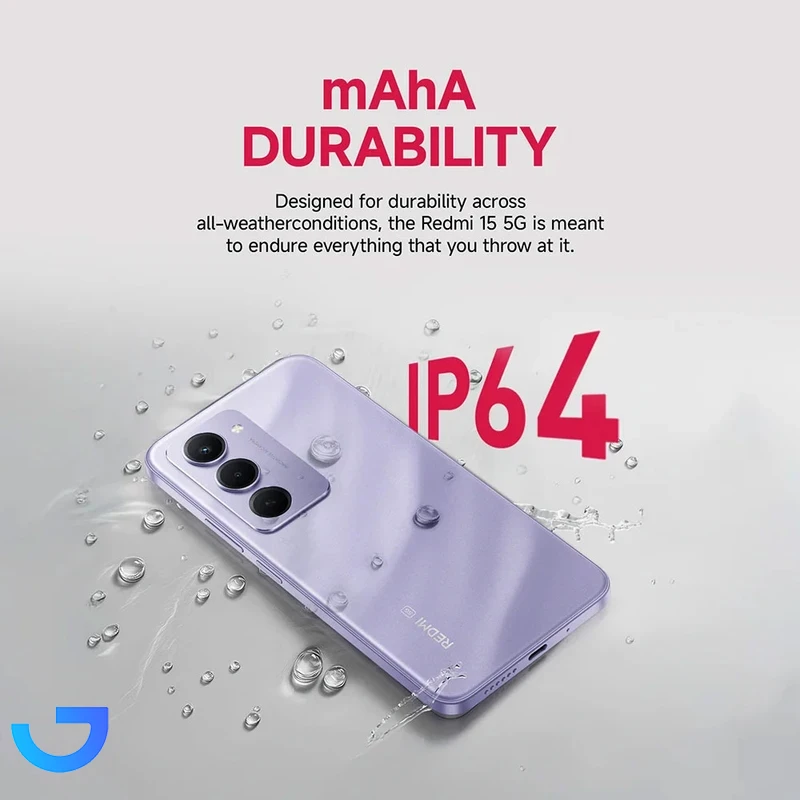 قیمت و خرید گوشی موبایل شیائومی مدل Redmi 15 5G ظرفیت 256 گیگابایت و رم 8 گیگابایت | فروشگاه آریا