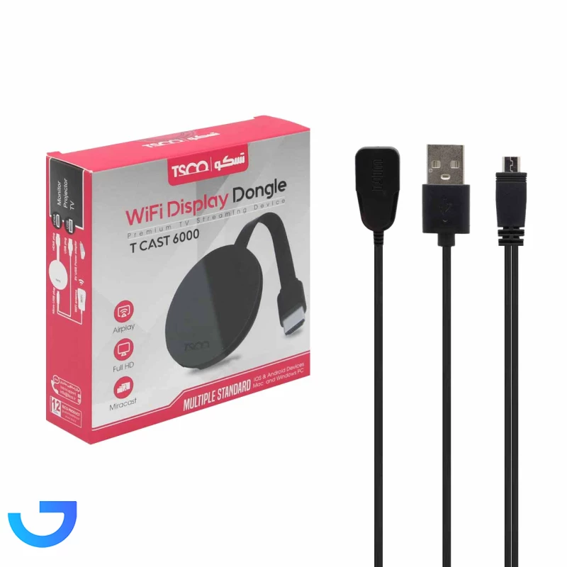 قیمت و خرید دانگل انتقال تصویر تسکو مدل WIFI DISPLAY T CAST 6000 | فروشگاه آریا