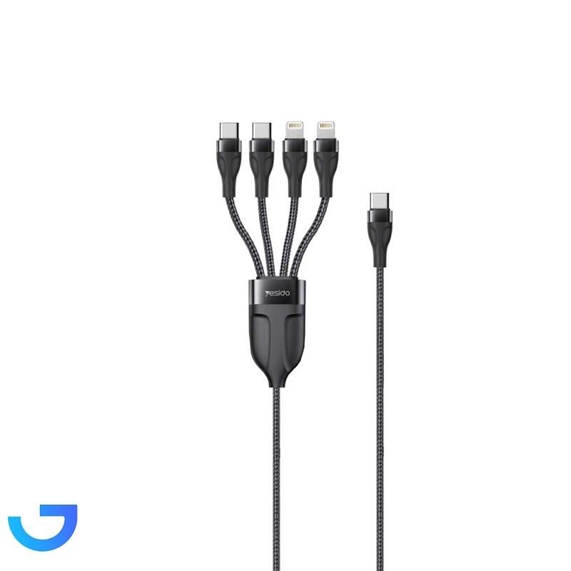قیمت و خرید کابل شارژ فست 1.2 متری چندکاره یسیدو مدل CA110 | فروشگاه آریا