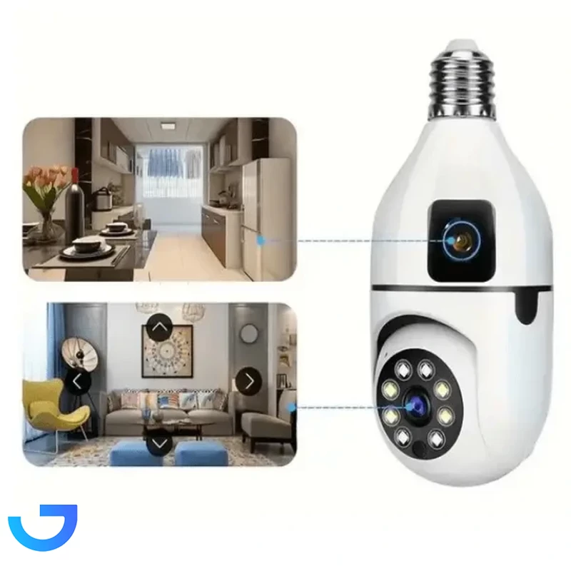 قیمت و خرید دوربین بیسیم مداربسته سقفی تحت شبکه مدل v380 | فروشگاه آریا