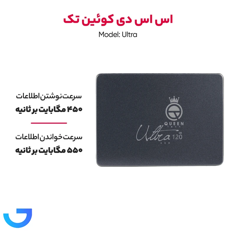 قیمت و خرید حافظه اس اس دی اینترنال کوئین تک مدل Ultra ظرفیت 240 گیگابایت | فروشگاه آریا
