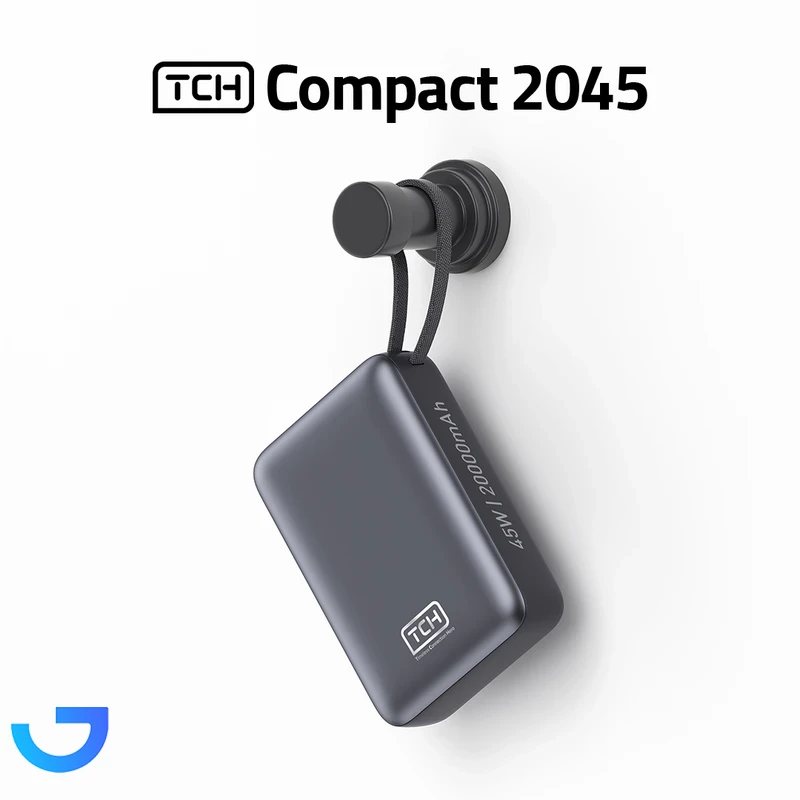 قیمت و خرید پاوربانک 45 وات تی سی اچ مدل Compact 2045 ظرفیت 20000 میلی‌آمپرساعت | فروشگاه آریا