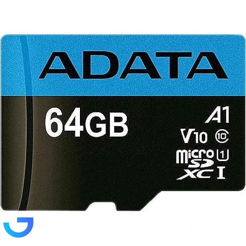 قیمت و خرید کارت حافظه microSDXC ای دیتا و Adapter مدل UHS-I U1 Class ظرفیت 64GB | فروشگاه آریا