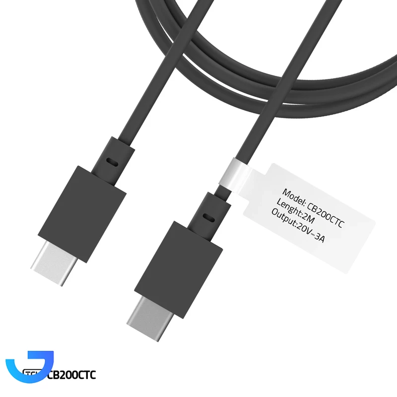 قیمت و خرید کابل شارژ تی سی اچ USB-C به USB-C مدل CB200CTC طول 2 متر | فروشگاه آریا