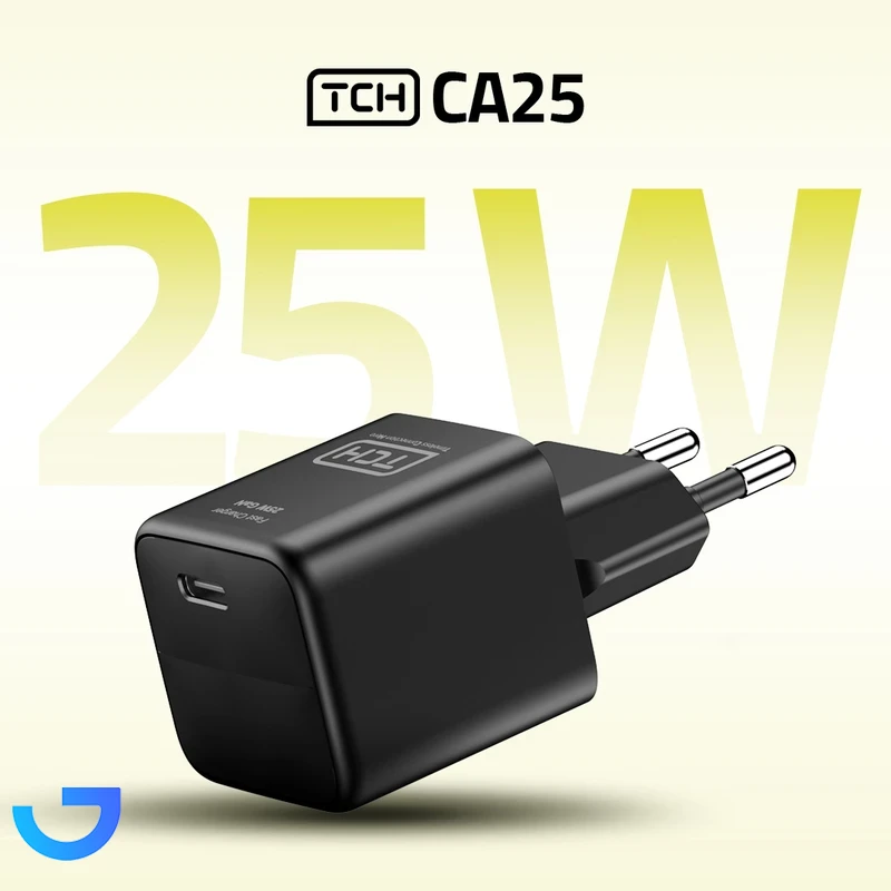 قیمت و خرید شارژر دیواری 25 وات تی سی اچ مدل CA25 دوپین | فروشگاه آریا