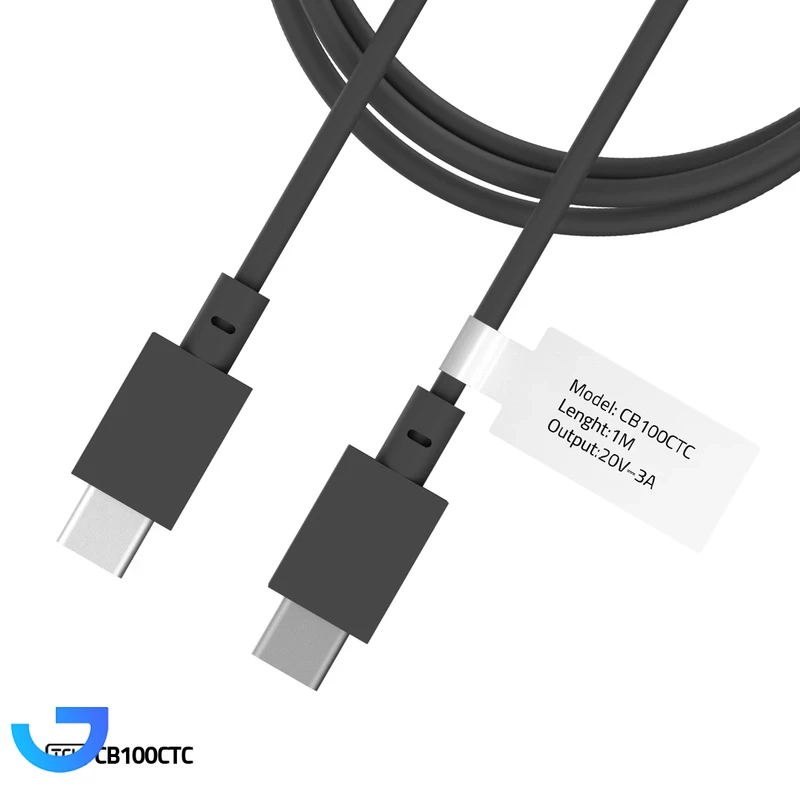 قیمت و خرید کابل شارژ تی سی اچ USB-C به USB-C مدل CB100CTC طول 1 متر | فروشگاه آریا