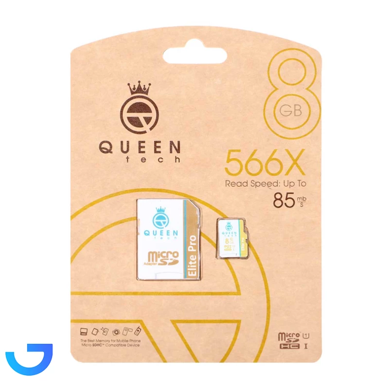 قیمت و خرید کارت حافظه microSDHC کوئین تک مدل Elite pro 566X سرعت 85MBps ظرفیت 8 گیگابایت | فروشگاه آریا