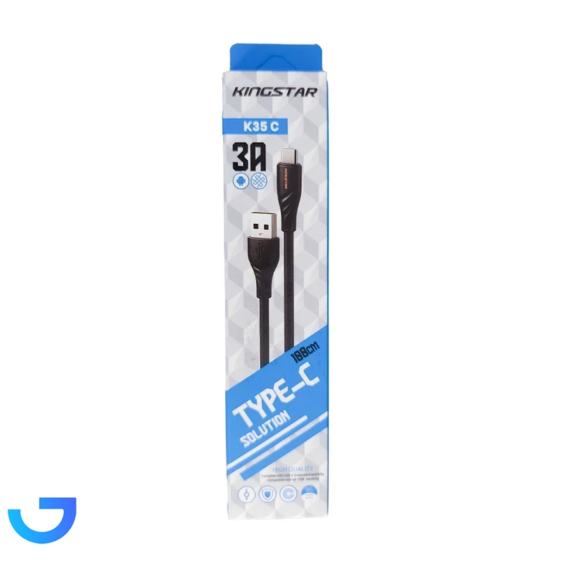 قیمت و خرید کابل شارژ USB به USB-C کینگ استار مدل K35C | فروشگاه آریا