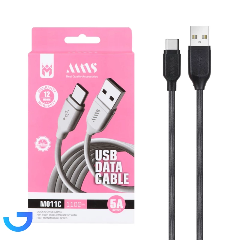 قیمت و خرید کابل شارژ فست USB به Type-C ام ان اس مدل M011C | فروشگاه آریا
