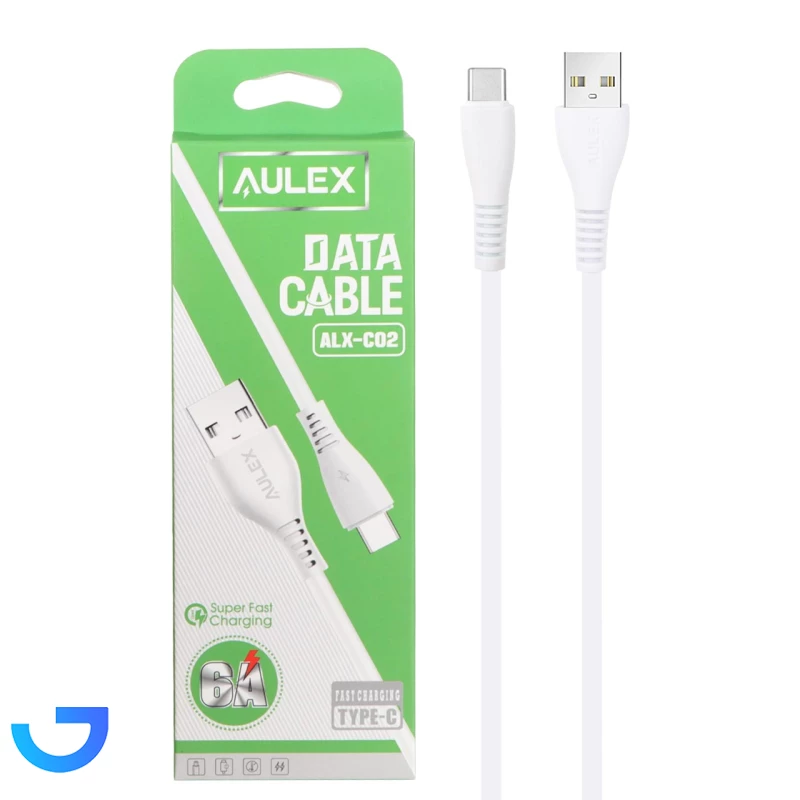 قیمت و خرید کابل شارژ USB به USB-C آیولکس مدل ALX-C02 6A | فروشگاه آریا