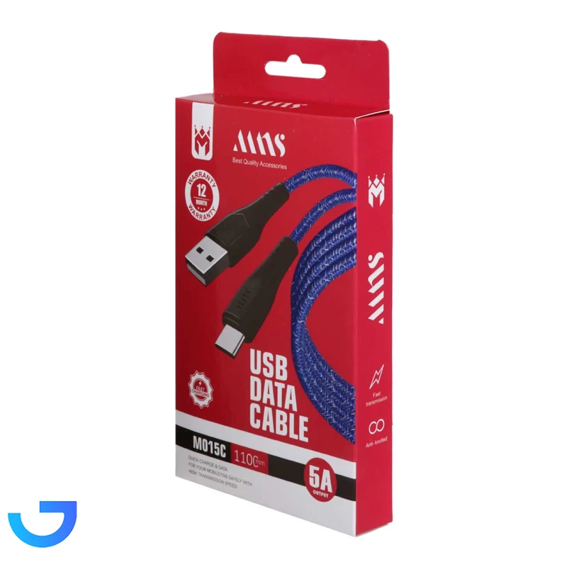 قیمت و خرید کابل شارژ کنفی فست 1.1 متری MNS Type-C مدل M015C | فروشگاه آریا