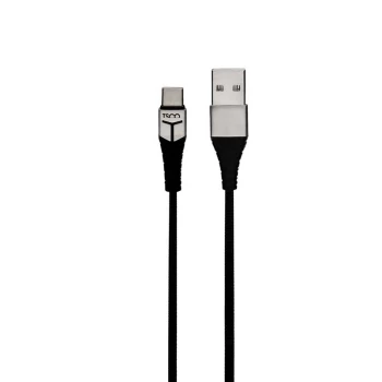 کابل تبدیل و دیتا فست USB به USB-C تسکو مدل TCC 186 طول 1 متر | فروشگاه آریا