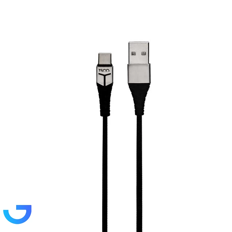 قیمت و خرید کابل تبدیل و دیتا فست USB به USB-C تسکو مدل TCC 186 طول 1 متر | فروشگاه آریا