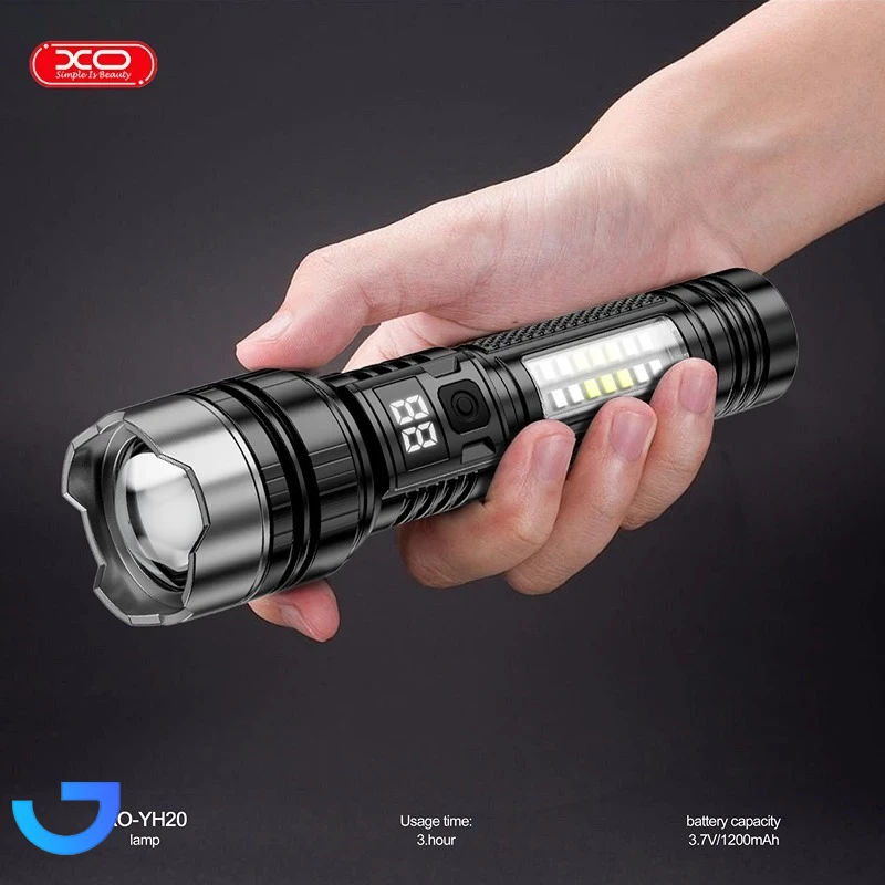 قیمت و خرید چراغ قوه تلسکوپی شارژی ایکس او مدل XO-YH20 | فروشگاه آریا