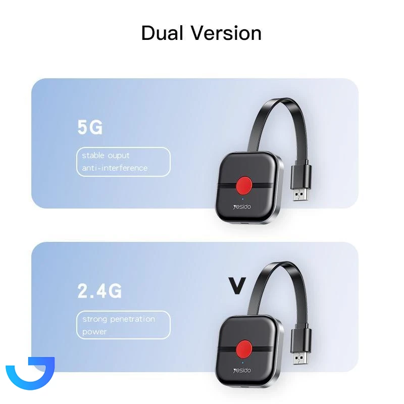قیمت و خرید دانگل HDMI انتقال تصویر یسیدو مدل WIFI TV10 | فروشگاه آریا