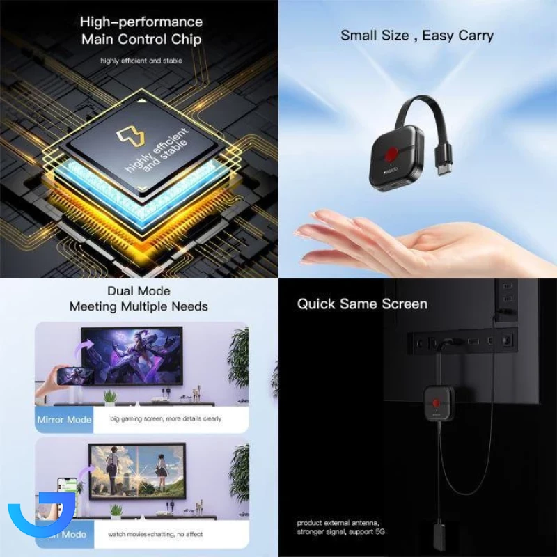 قیمت و خرید دانگل HDMI انتقال تصویر یسیدو مدل WIFI TV10 | فروشگاه آریا