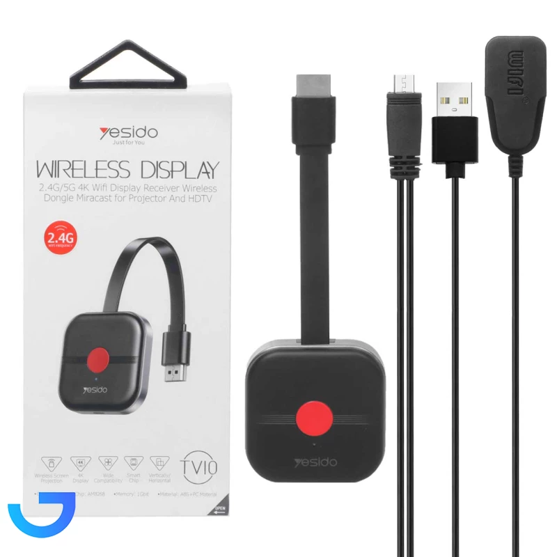 قیمت و خرید دانگل HDMI انتقال تصویر یسیدو مدل WIFI TV10 | فروشگاه آریا