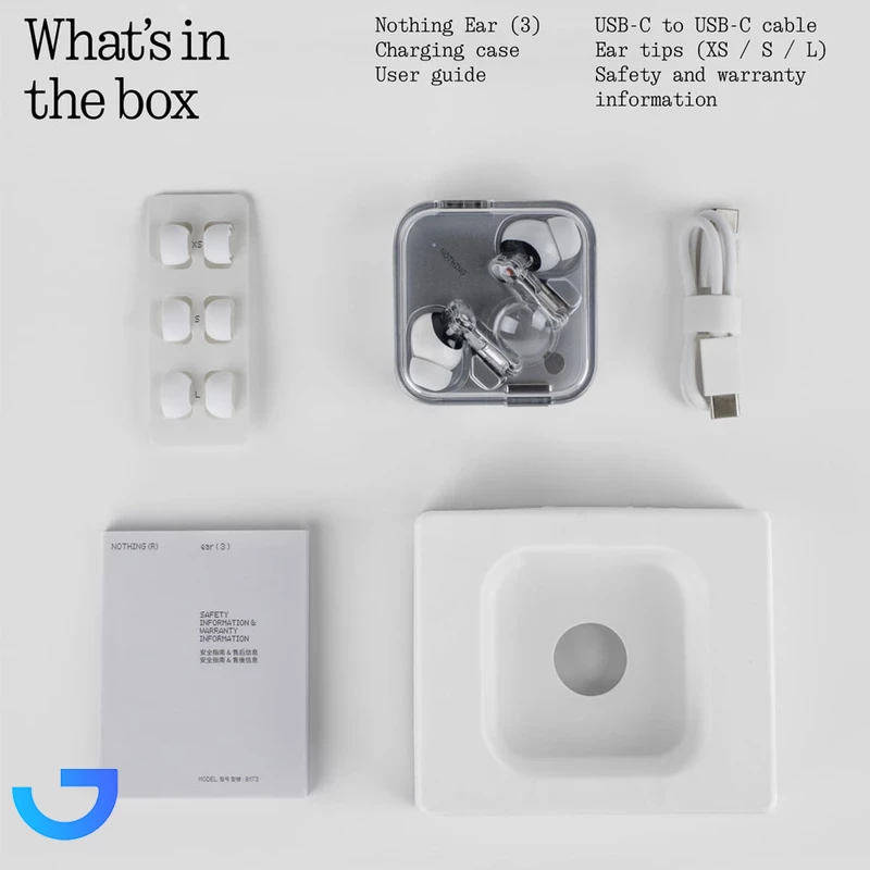 قیمت و خرید هدفون بلوتوثی ناتینگ مدل Nothing Ear 3 | فروشگاه آریا
