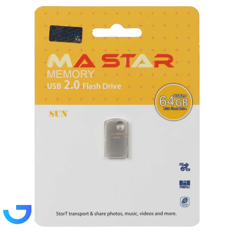قیمت و خرید فلش مموری MA STAR USB2.0 مدل Sun ظرفیت 64GB | فروشگاه آریا