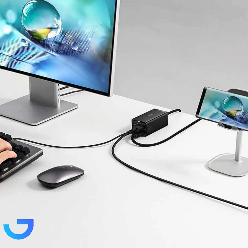 قیمت و خرید شارژر رومیزی بیسوس مدل GaN-5 Pro 67W | فروشگاه آریا