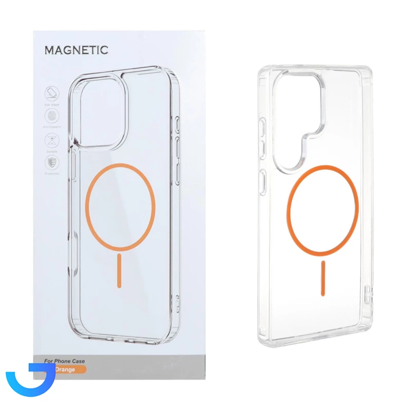 قیمت و خرید قاب اورجینال Magnetic دور ژله ای MagSafe مناسب برای Samsung Galaxy S26 Ultra | فروشگاه آریا