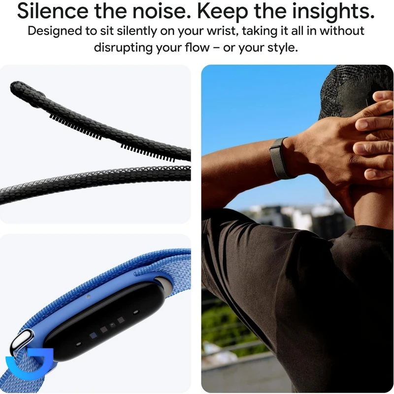 قیمت و خرید مچ بند هوشمند گوگل مدل Fitbit Air با بند پارچه‌ای | فروشگاه آریا