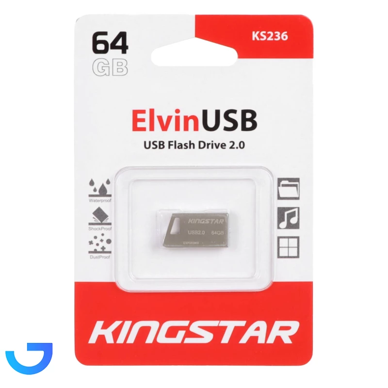 قیمت و خرید فلش مموری کینگ‌استار مدل Elvin KS236 با رابط USB 2.0 با ظرفیت 64 گیگابایت | فروشگاه آریا