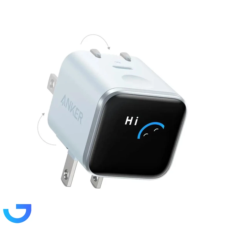 قیمت و خرید شارژر دیواری 45 وات انکر مدل A121DP11 Nano Charger Foldable 180° | فروشگاه آریا