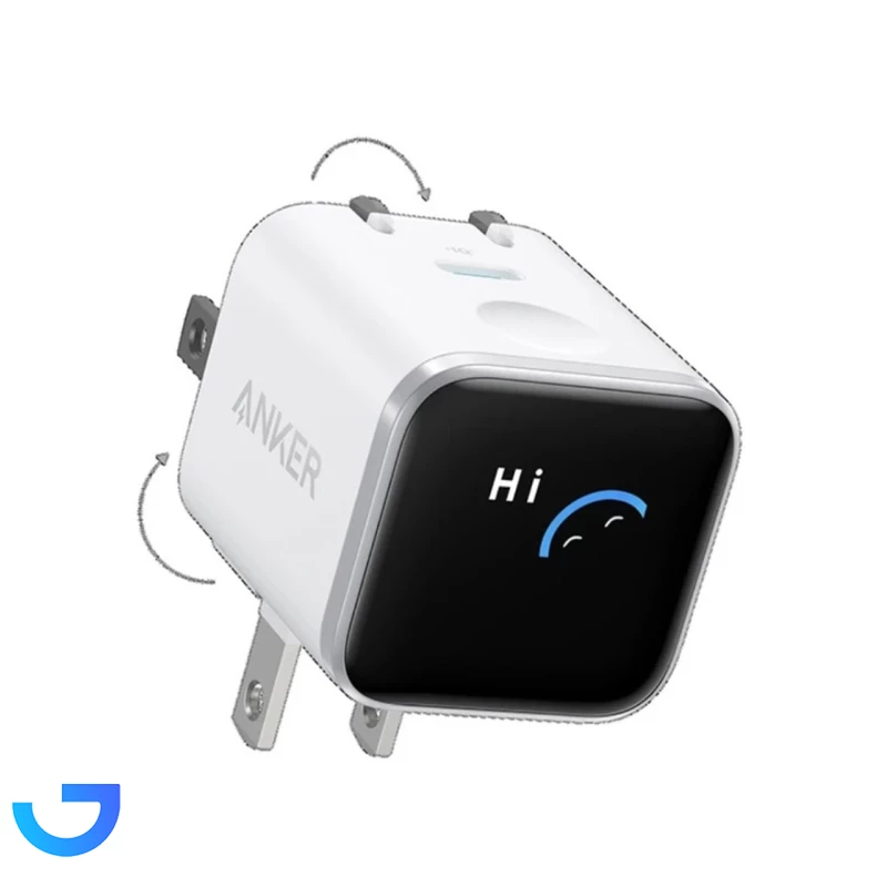 قیمت و خرید شارژر دیواری 45 وات انکر مدل A121DP11 Nano Charger Foldable 180° | فروشگاه آریا