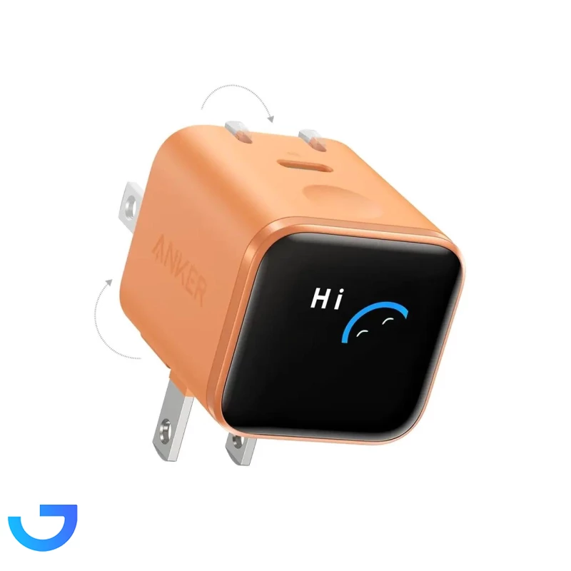 قیمت و خرید شارژر دیواری 45 وات انکر مدل A121DP11 Nano Charger Foldable 180° | فروشگاه آریا
