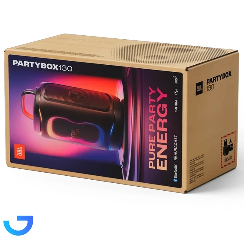 قیمت و خرید اسپیکر بلوتوثی قابل حمل جی بی ال مدل PartyBox 130 | فروشگاه آریا