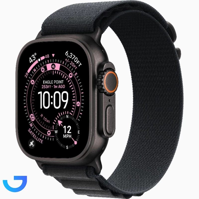 قیمت و خرید ساعت هوشمند اپل واچ Ultra 3 مدل Black Ti Black Alp Lp - 49MM | فروشگاه آریا