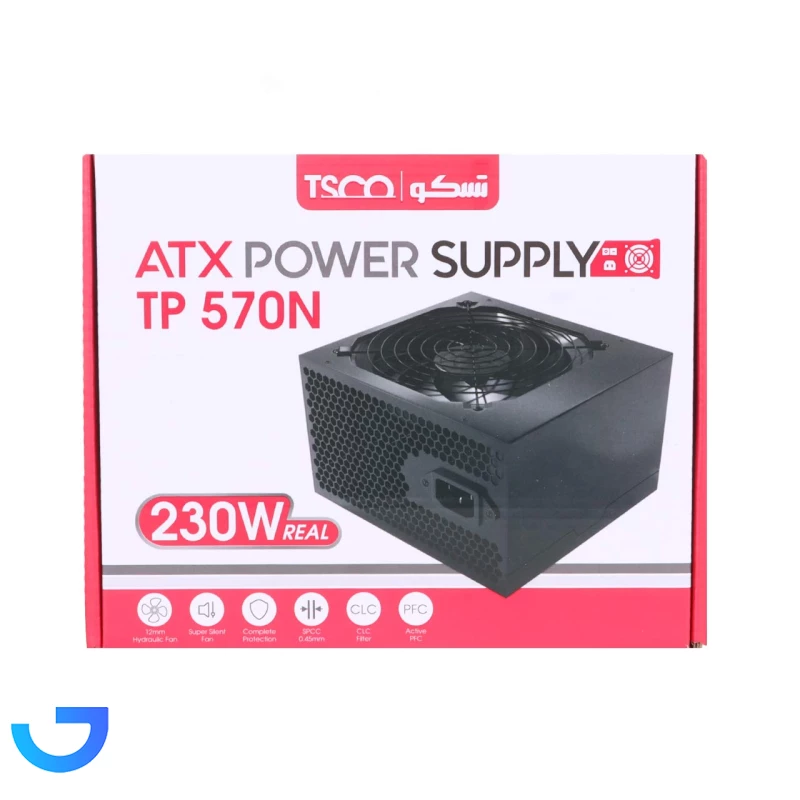 قیمت و خرید منبع تغذیه کامپیوتر تسکو مدل TP 570N | فروشگاه آریا
