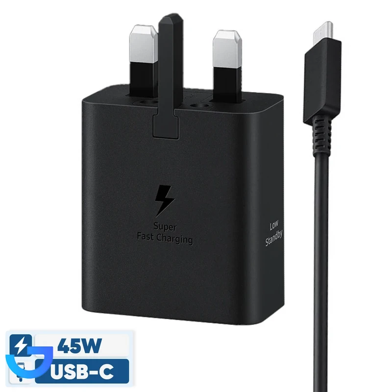قیمت و خرید شارژر دیواری 45 وات سامسونگ مدل EP-T4511 به همراه کابل 1.8 متری سه پین - اصل | فروشگاه آریا