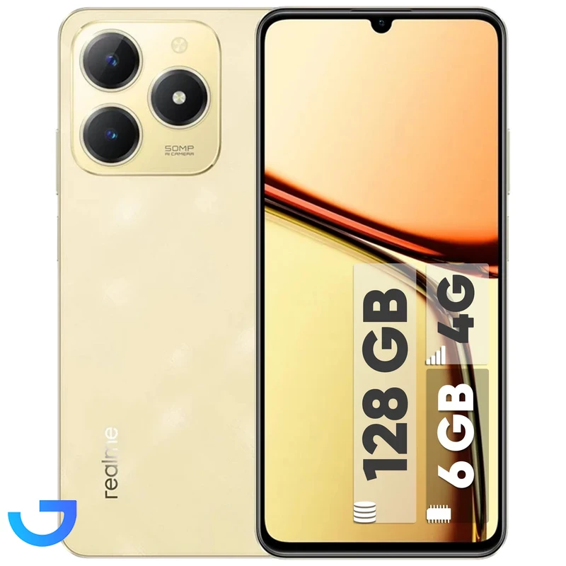 قیمت و خرید گوشی موبایل ریلمی مدل C61 4G ظرفیت 128 گیگابایت رم 6 گیگابایت | فروشگاه آریا