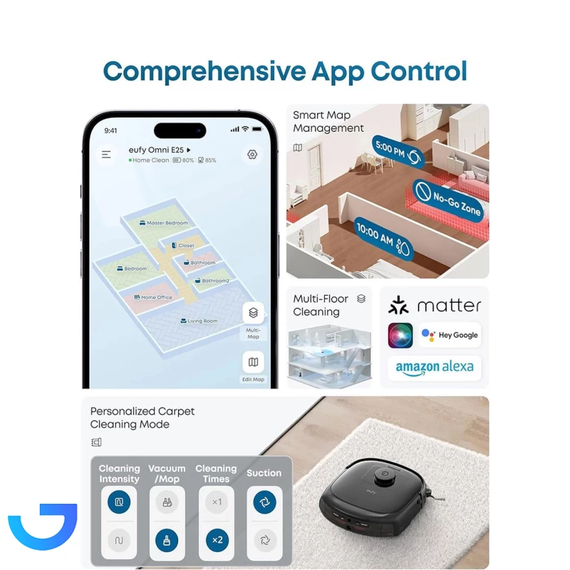 قیمت و خرید جارو رباتیک انکر مدل Eufy Omni E25 | فروشگاه آریا