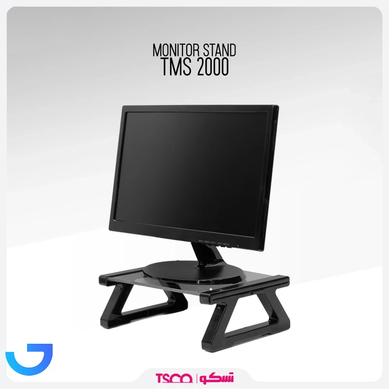قیمت و خرید پایه نگهدارنده مانیتور تسکو مدل TMS2000- شیشه ای | فروشگاه آریا