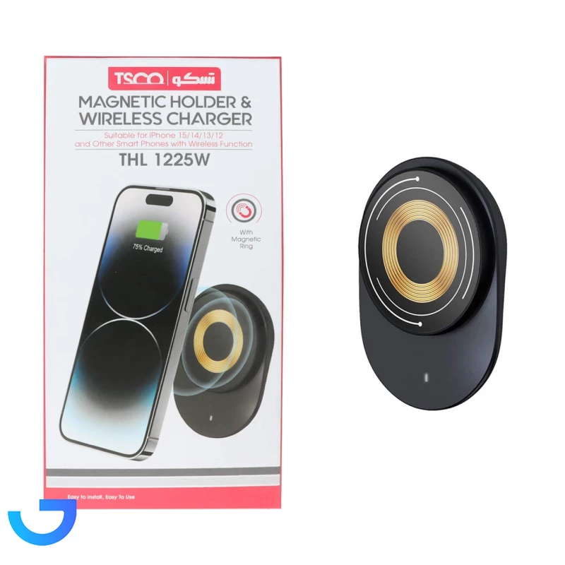قیمت و خرید پایه نگهدارنده و شارژر بی سیم گوشی موبایل تسکو مدل THL 1225W | فروشگاه آریا