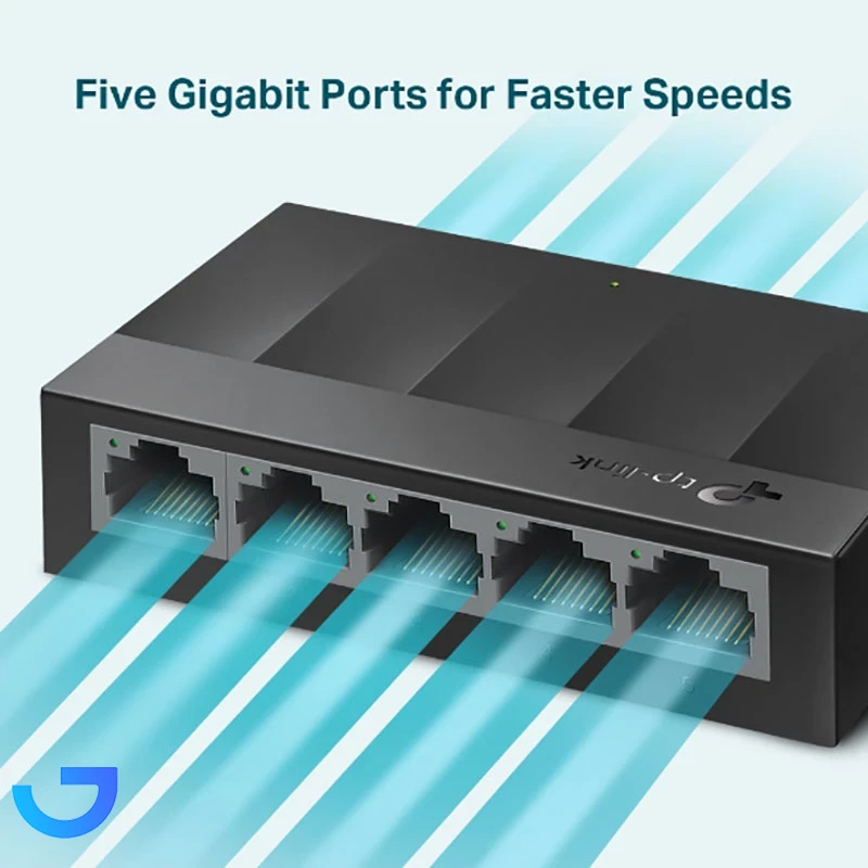 قیمت و خرید سوییچ 5 پورت گیگابیتی و دسکتاپ تی پی-لینک مدل LS1005G | فروشگاه آریا