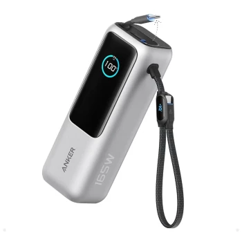 پاوربانک 100 وات انکر مدل A1695P41 ظرفیت 25000 میلی آمپر ساعت به همراه دو کابل USB-C | فروشگاه آریا
