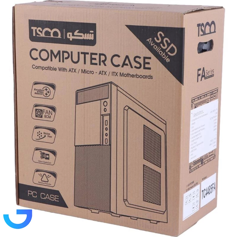 قیمت و خرید کیس کامپیوتر تسکو مدل TC4485FA | فروشگاه آریا