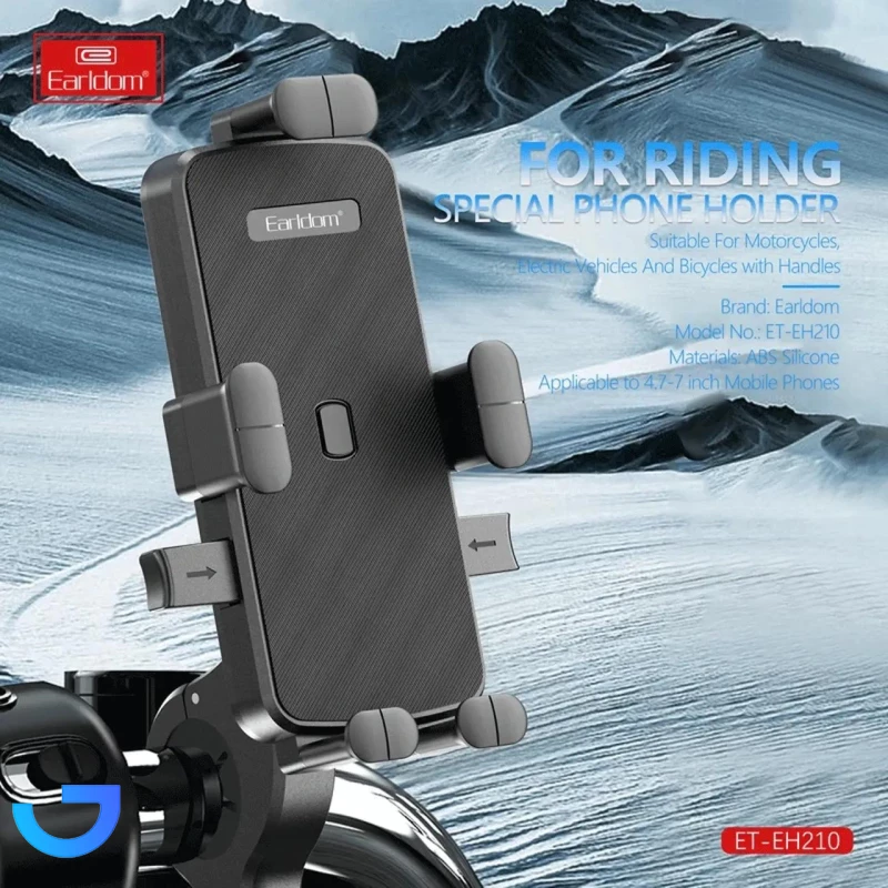 قیمت و خرید پایه نگهدارنده گوشی موبایل و تبلت ارلدام مدل FOR RIDING EH210 | فروشگاه آریا